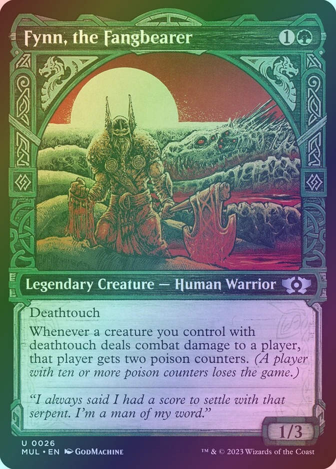 Fynn, the Fangbearer (MUL) (26) / Showcase / Foil