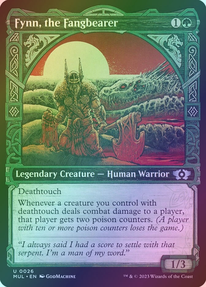 Fynn, the Fangbearer (MUL) (26) / Showcase / Foil