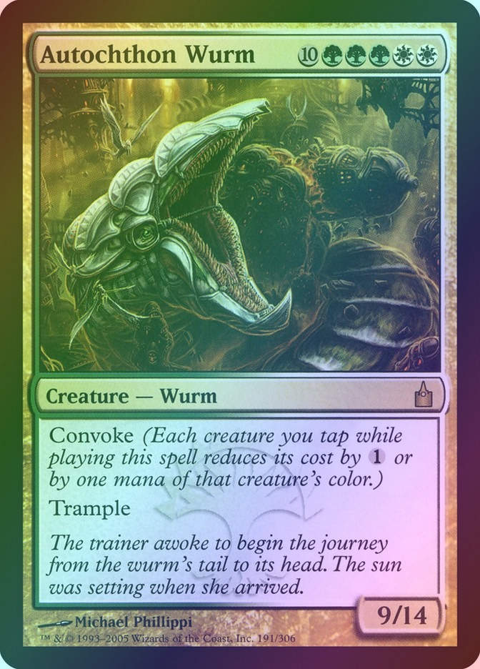 Autochthon Wurm (RAV) (191) / Foil