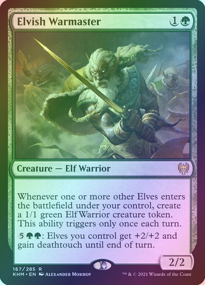 Elvish Warmaster (KHM) (167) / Foil