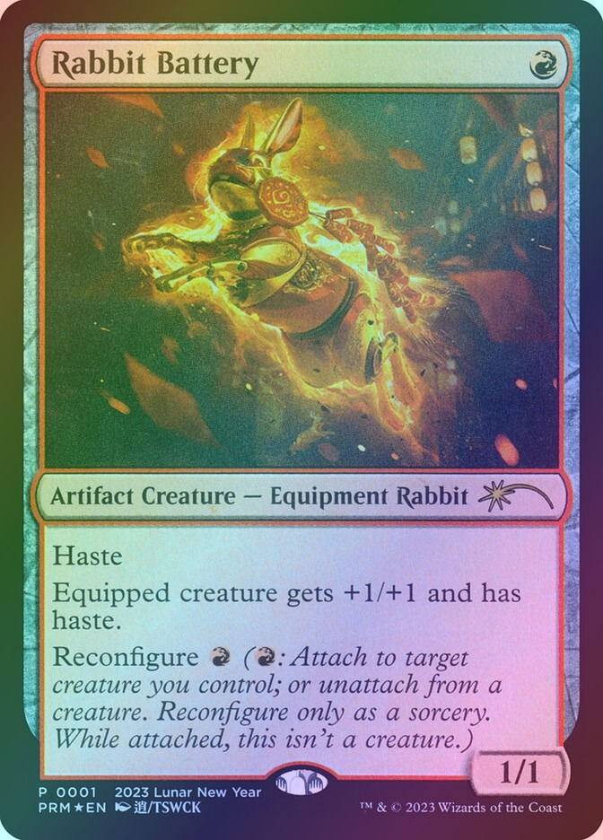 Rabbit Battery (PL23) (1) / Foil