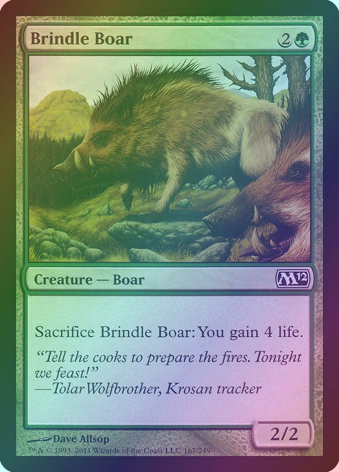 Brindle Boar (M12) (167) / Foil