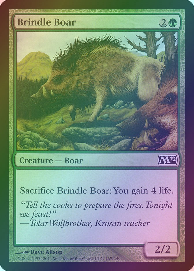 Brindle Boar (M12) (167) / Foil