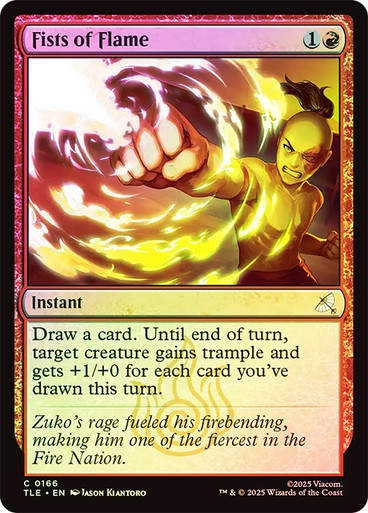 Fists of Flame (TLE) (166) / Foil