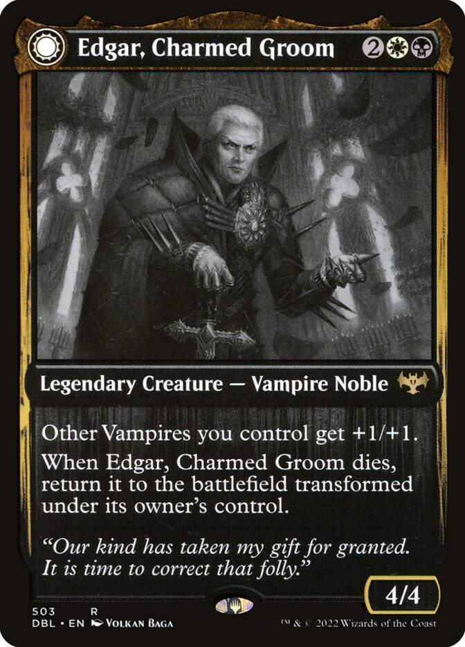 Edgar, Charmed Groom // Edgar Markov's Coffin (DBL) (503)