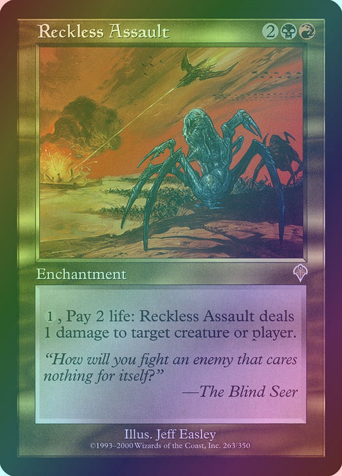 Reckless Assault (INV) (263) / Foil