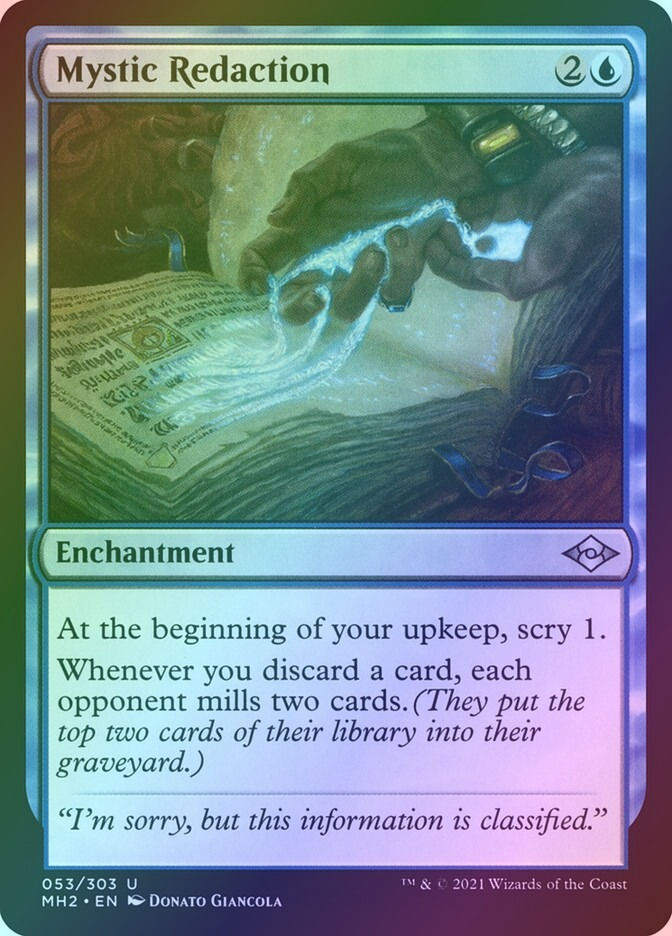 Mystic Redaction (MH2) (53) / Foil