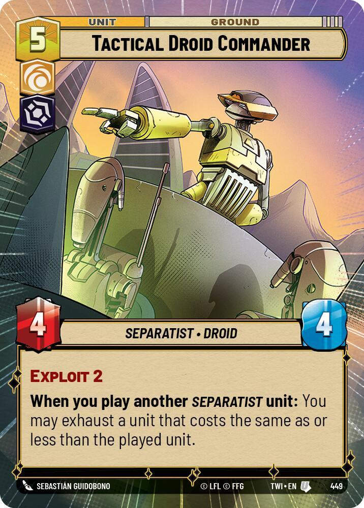 Tactical Droid Commander (Hyperspace) (TWI) (449)