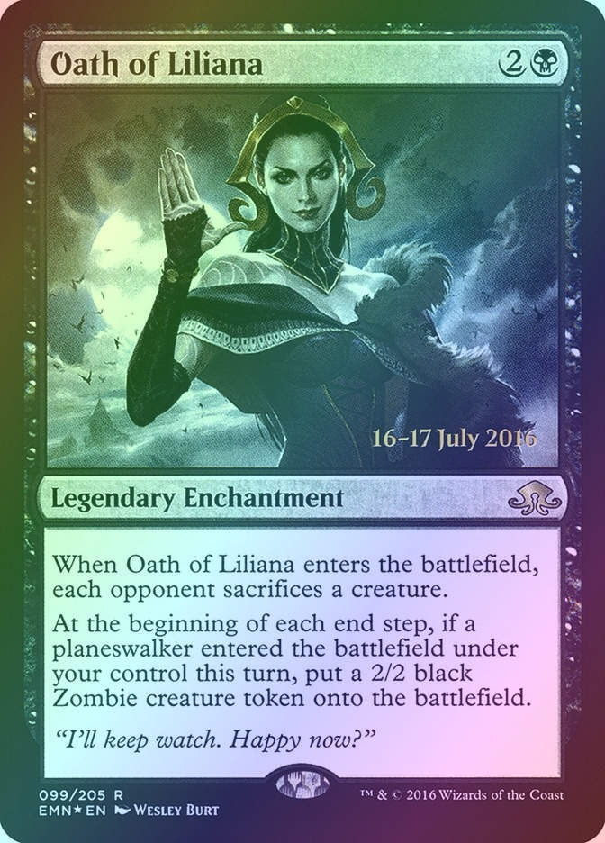 Oath of Liliana (PEMN) (99s) / Foil