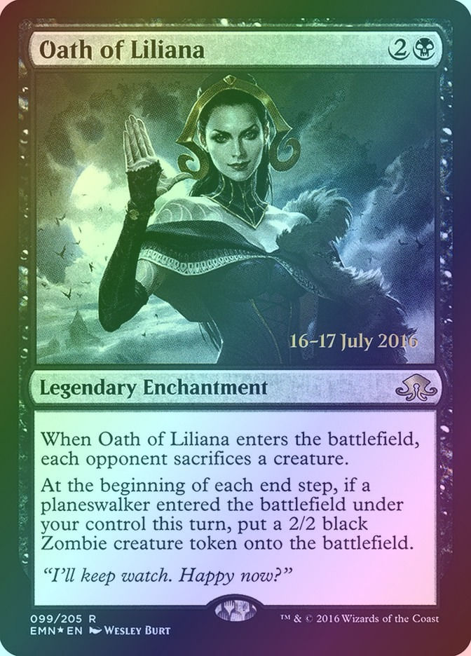 Oath of Liliana (PEMN) (99s) / Foil