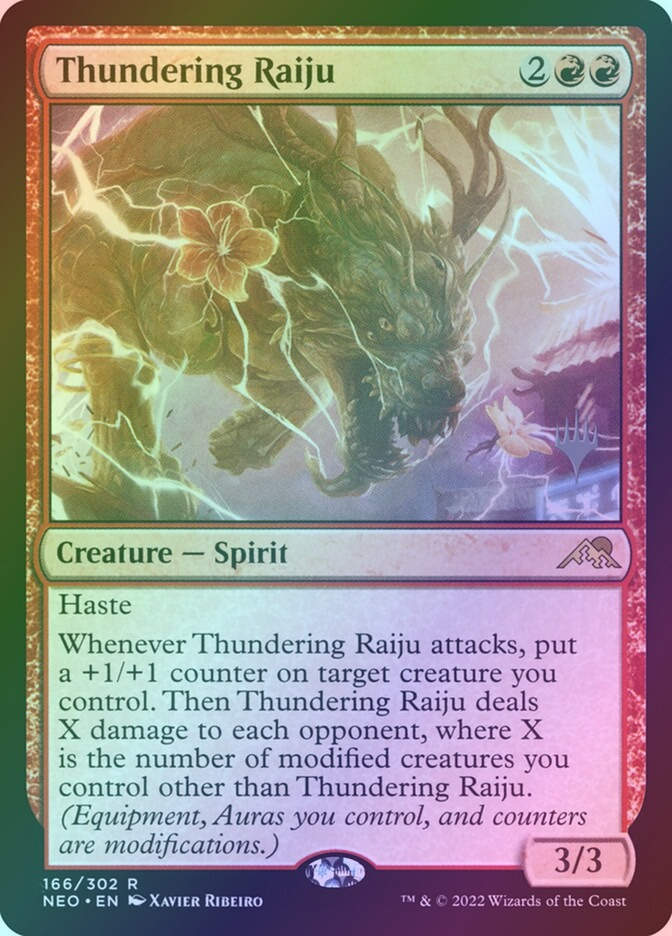 Thundering Raiju (PNEO) (166p) / Foil