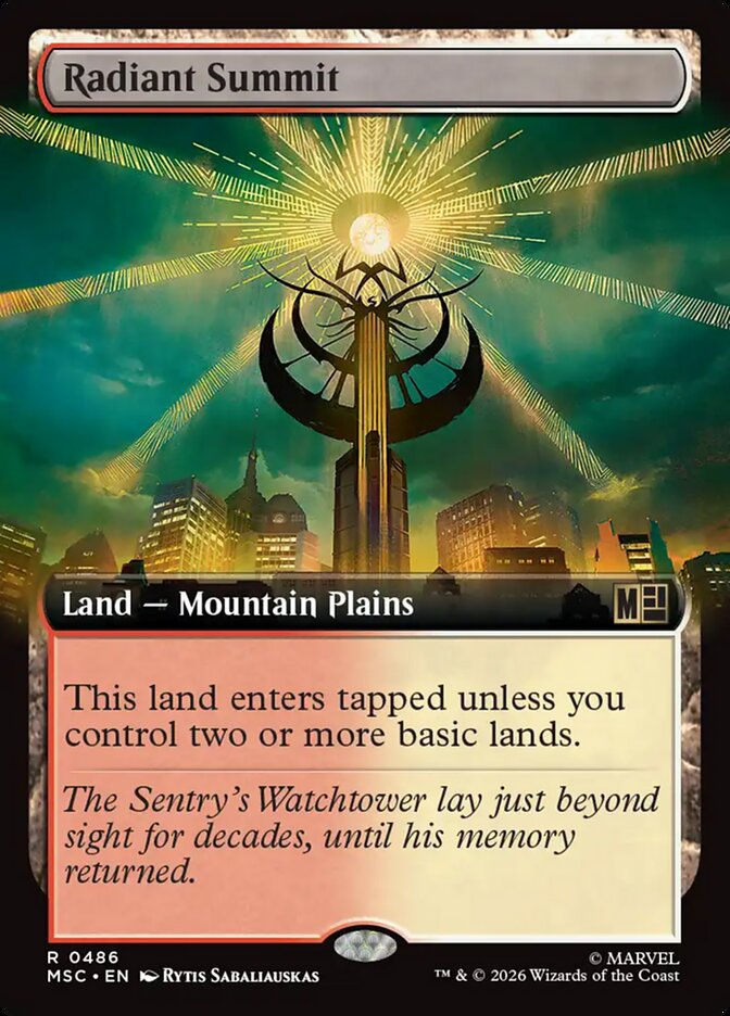 Radiant Summit (MSC) (486) / Extended Art