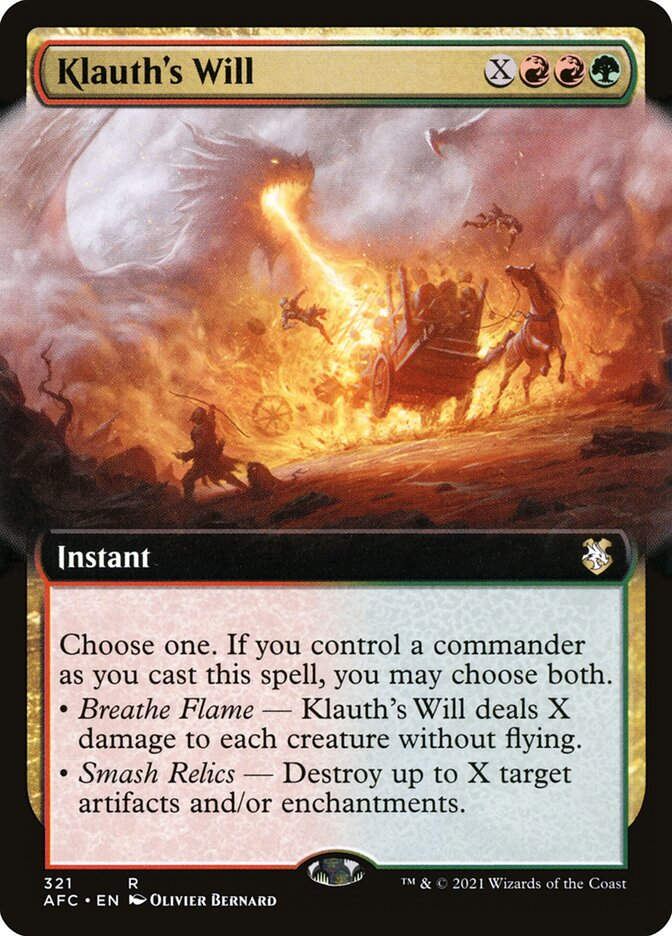 Klauth's Will (AFC) (321) / Extended Art