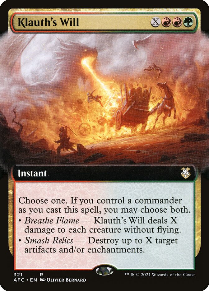 Klauth's Will (AFC) (321) / Extended Art