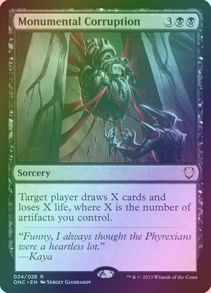 Monumental Corruption (ONC) (24) / Foil