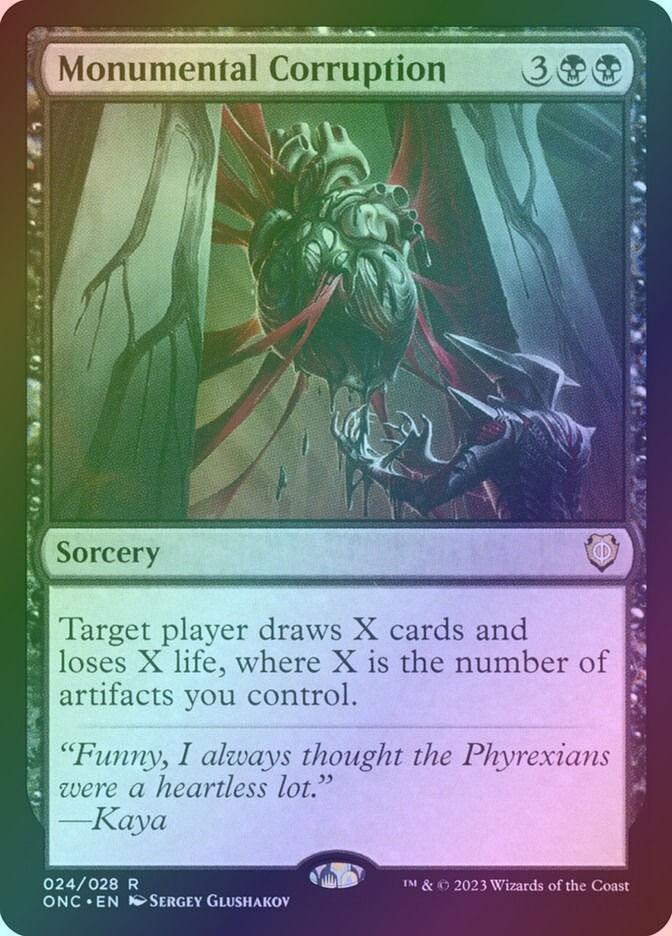 Monumental Corruption (ONC) (24) / Foil