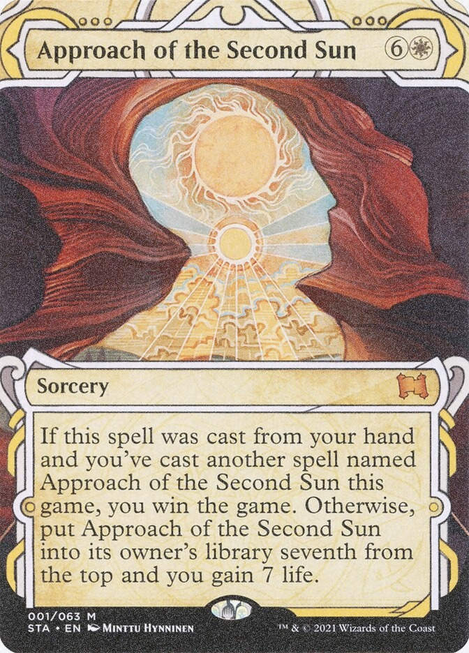 Approach of the Second Sun (STA) (1) / Borderless / Showcase / Foil Etched