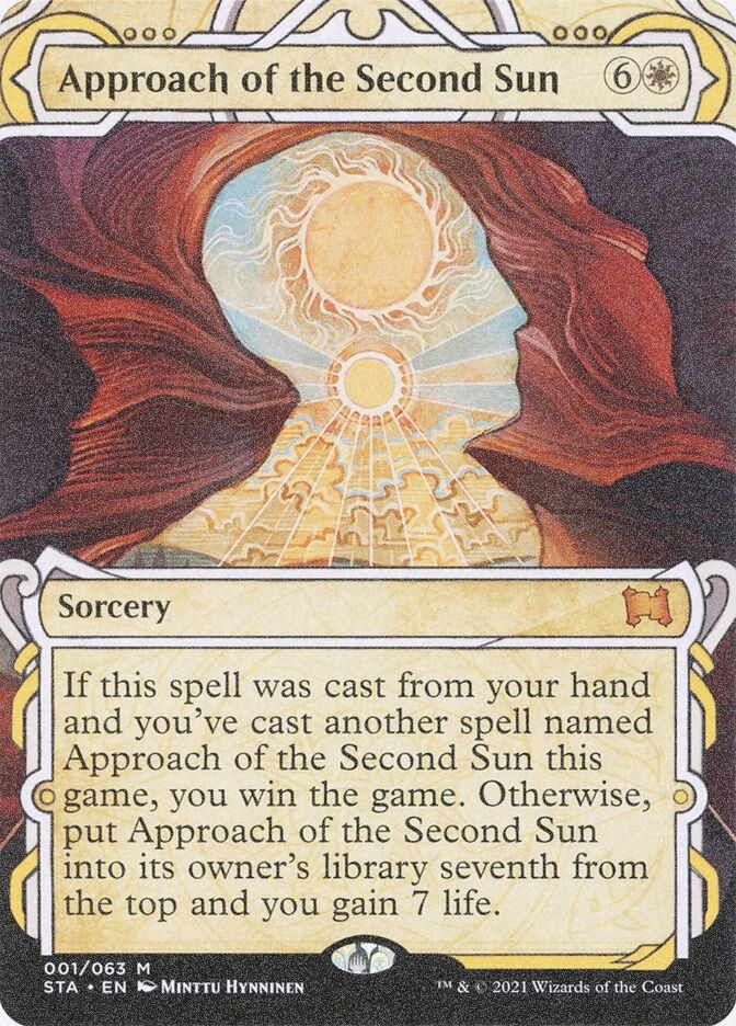Approach of the Second Sun (STA) (1) / Borderless / Showcase / Foil Etched