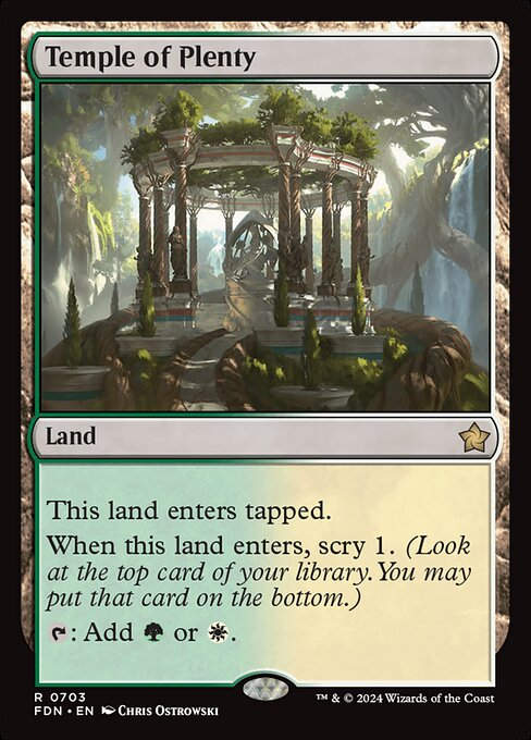 Temple of Plenty (FDN) (703) (Starter)