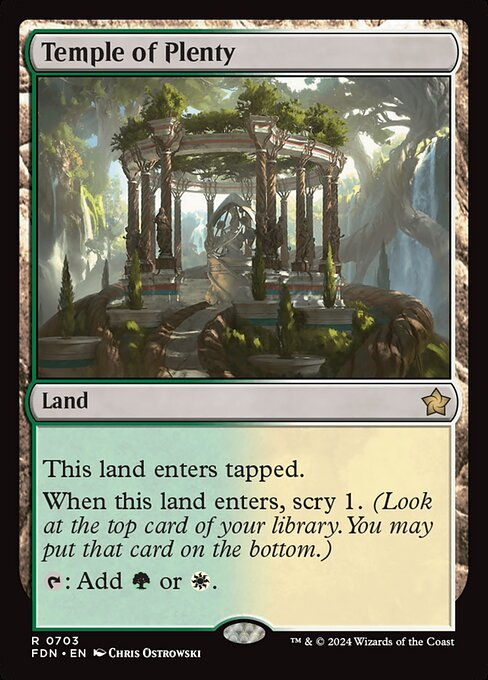 Temple of Plenty (FDN) (703) (Starter)