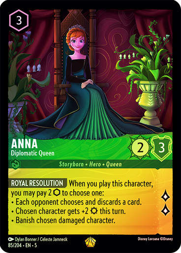 Anna - Diplomatic Queen (LOR_SHS) / Foil