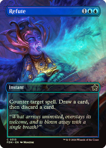 Refute (FDN) (313) / Foil / Borderless