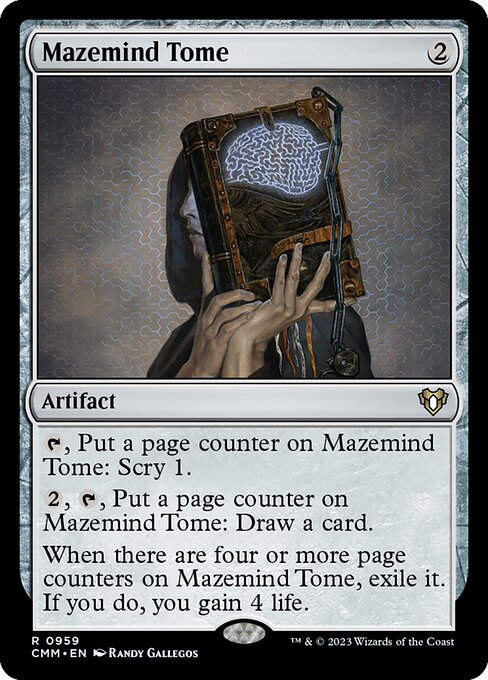 Mazemind Tome (cmm) (Commander Deck)
