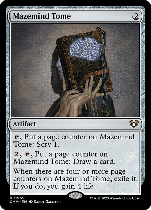 Mazemind Tome (cmm) (Commander Deck)
