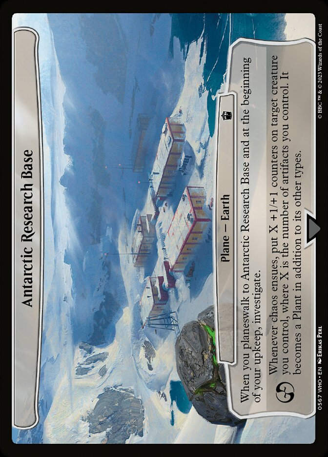 Antarctic Research Base (WHO) (567) / Planar Cards