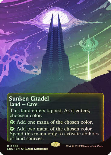 Sunken Citadel (EOS) (86) / Borderless / Foil