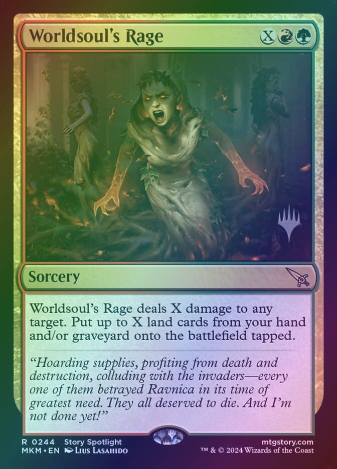 Worldsoul's Rage (PMKM) (244p) / Foil