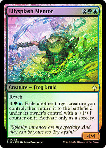 Lilysplash Mentor (blb) (222) / Foil