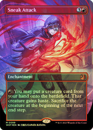 Sneak Attack (wot) / Anime Borderless Confetti Foil