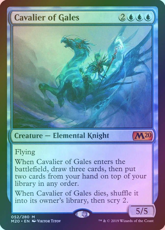 Cavalier of Gales (M20) (52) / Foil