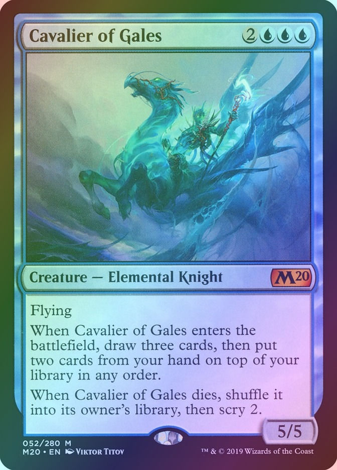 Cavalier of Gales (M20) (52) / Foil