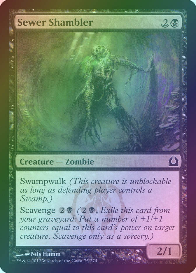 Sewer Shambler (RTR) (75) / Foil