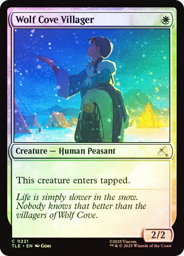 Wolf Cove Villager (TLE) (221) / Foil