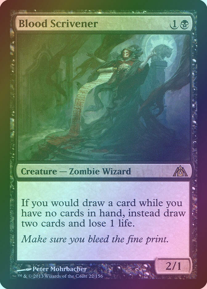 Blood Scrivener (DGM) (22) / Foil
