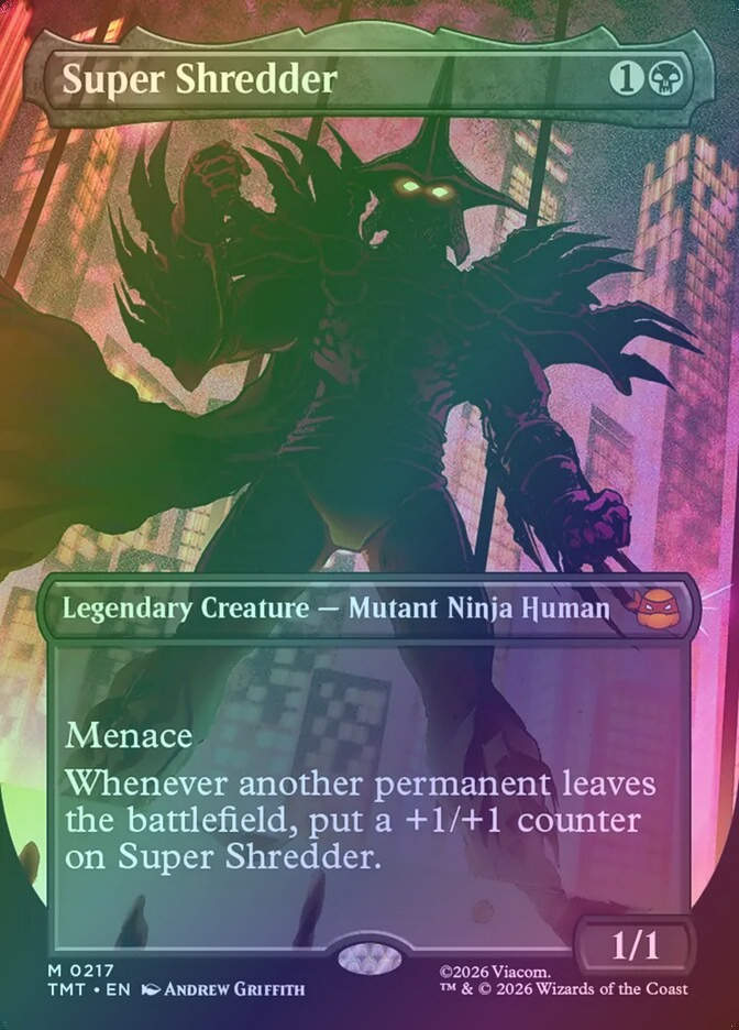 Super Shredder (TMT) (217) / Borderless / Foil