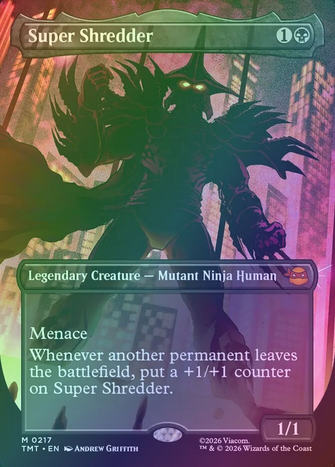 Super Shredder (TMT) (217) / Borderless / Foil