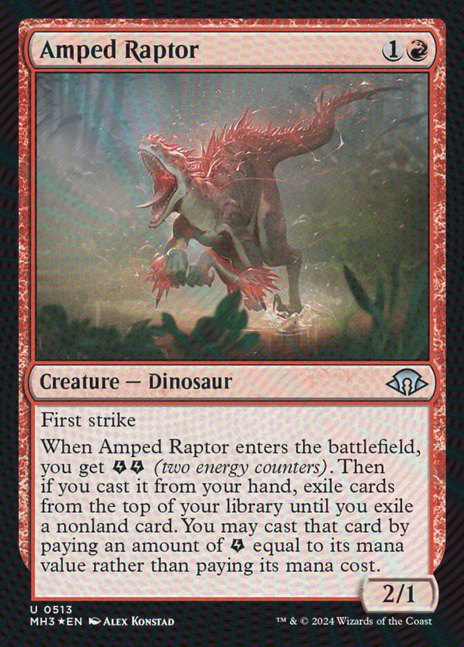 Amped Raptor (MH3) (513) / Ripple Foil