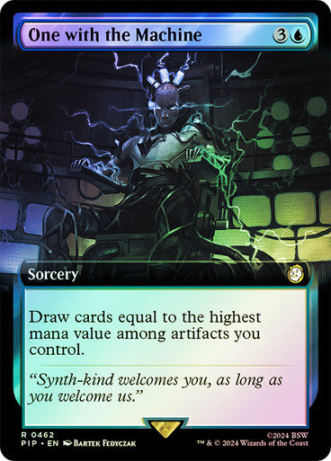 One with the Machine (pip) (462) / Extended Art Foil