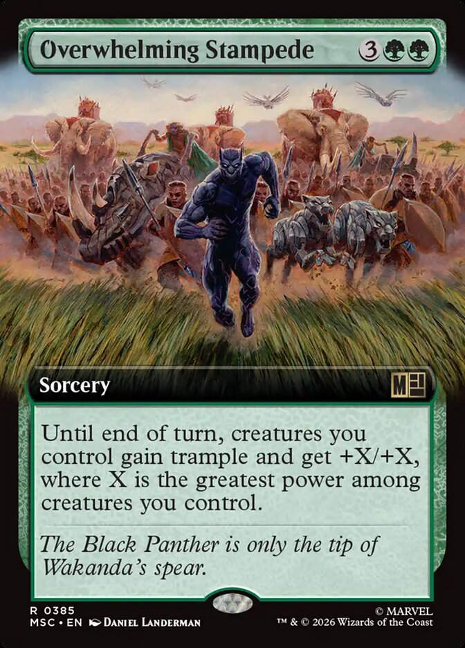 Overwhelming Stampede (MSC) (385) / Extended Art