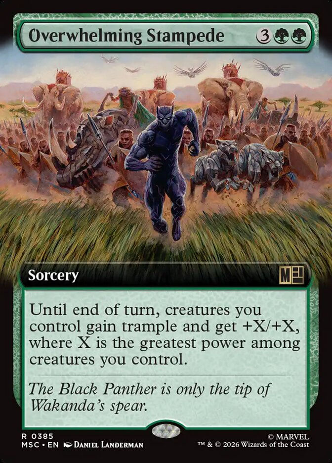 Overwhelming Stampede (MSC) (385) / Extended Art