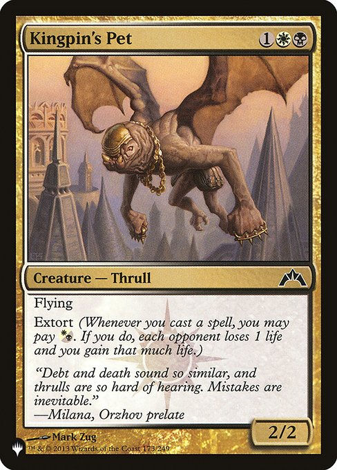 Kingpin's Pet (PLST) (GTC-173)