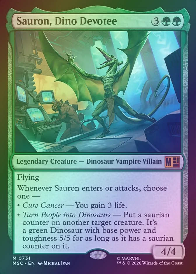 Sauron, Dino Devotee (MSC) (731) / Foil