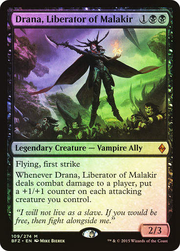 Drana, Liberator of Malakir (BFZ) (109) / Foil
