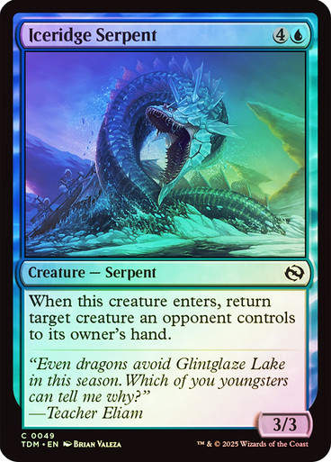 Iceridge Serpent (TDM) (49) / Foil
