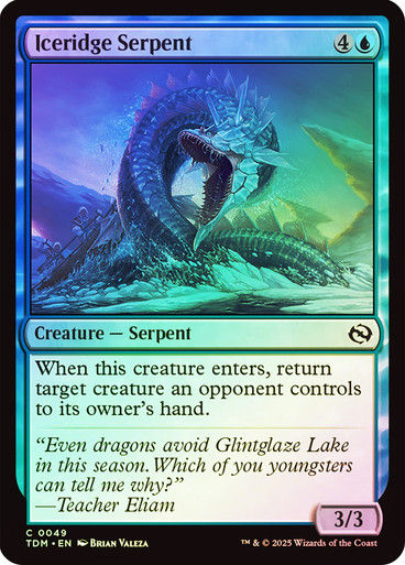 Iceridge Serpent (TDM) (49) / Foil