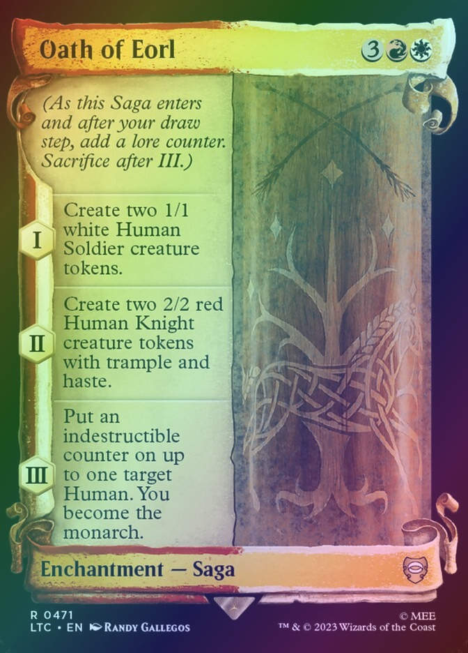 Oath of Eorl (LTC) (471) / Showcase / Foil